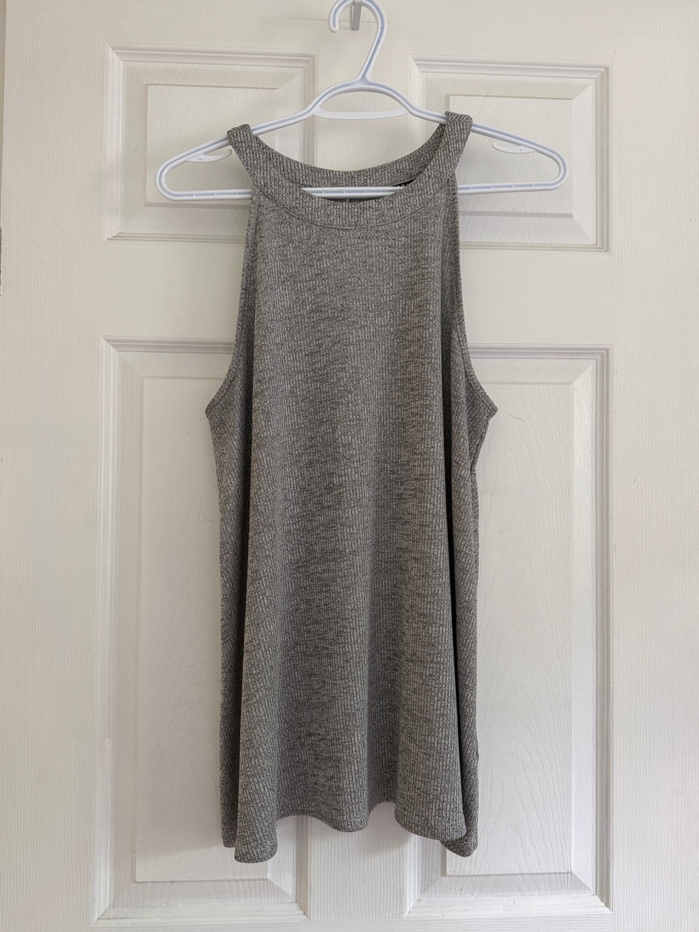 Torrid Ribbed Tank Swing Top - Gray